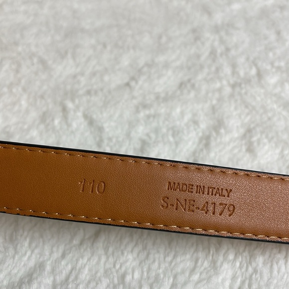 Celine Paris Triomphe Classic Soft Smooth Brown Leather Womens 110 Made In Italy - Picture 6 of 8